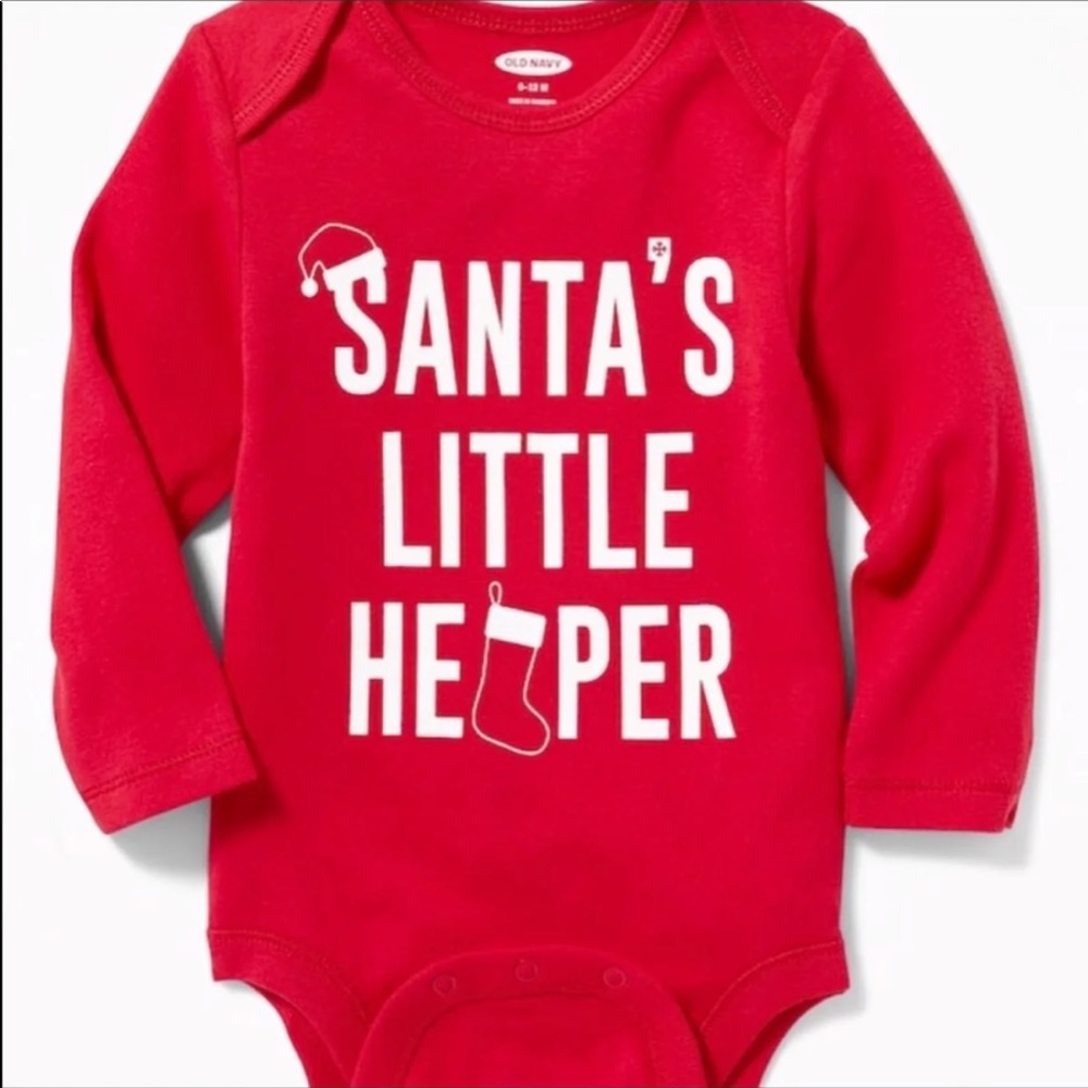 💕5 for $25💕Santa’s little helper one piece